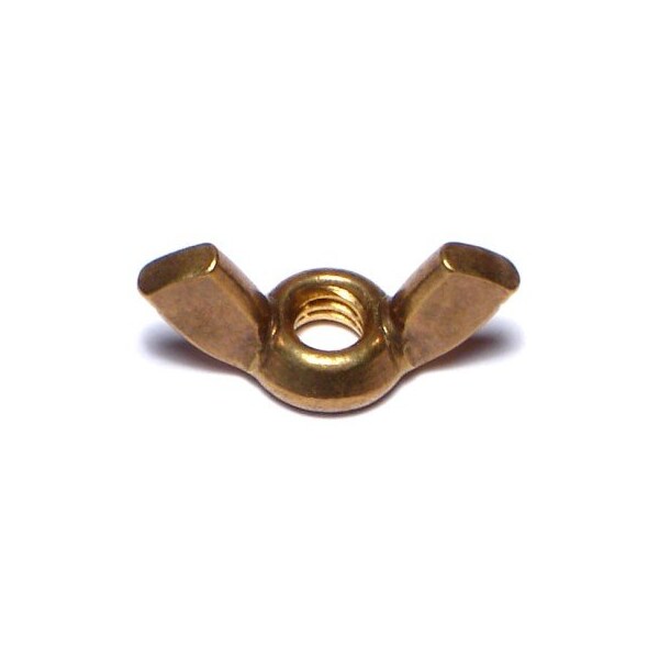 Midwest Fastener Wing Nut, #10-24, Brass, 15 PK 60648 - main